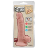 T-Skin Real Gode réaliste Flatterer 14 x 4 cm Flesh